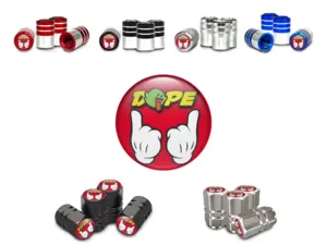 Wheels Valve Caps Car Alloy Style